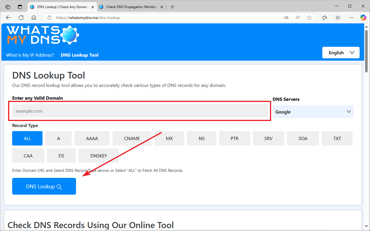 DNS 레코드 조회하는 사이트 – MANUAL FACTORY
