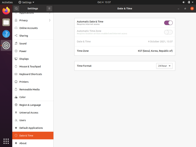 Ubuntu 18.04 Server / 시간대(time zone) 설정하는 방법 MANUAL FACTORY