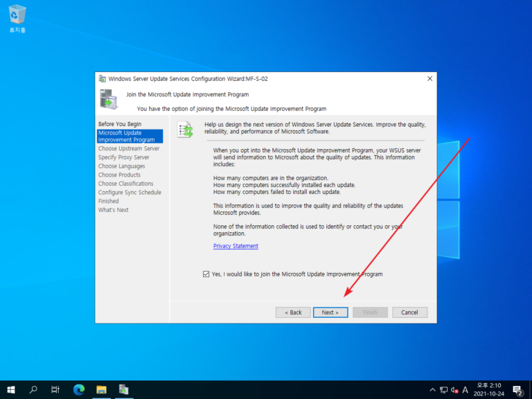 윈도우 서버 2022 / WSUS – Windows Server Update Services – MANUAL FACTORY