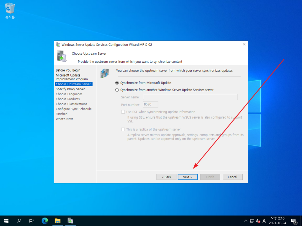 윈도우 서버 2022 / WSUS – Windows Server Update Services – MANUAL FACTORY