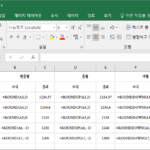 엑셀 / ROUND - 반올림, ROUNDUP - 올림, ROUNDDOWN - 내림