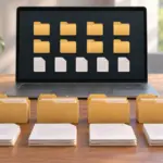 ファイルとディレクトリの一覧を表示するためのターミナルの例