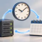 Wiederkehrende geplante Aufgaben ausgedrückt mit Uhren, Kalendern und Servern