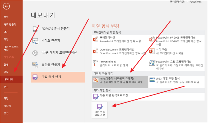 파워포인트 / 슬라이드를 이미지(Png, Jpg)로 저장하는 방법 – Manual Factory