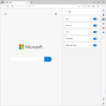 마이크로소프트 엣지 / 사이드바 표시 여부 설정하는 방법