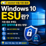 Windows 10 ESU(Extended Security Updates)
