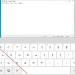 윈도우 10 / 터치 키보드(가상 키보드, 화면 키보드) 사용하는 방법